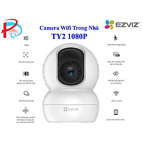 Mua Camera Wifi Trong Nhà EZVIZ TY2 Full HD 1080P Quay Quét 355 độ - Đàm Thoại 2 Chiều - Hàng Chính Hãng