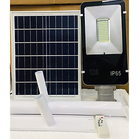 Đèn đường năng lượng mặt trời 100W cho nhà xưởng - tiết kiệm điện - ánh sáng trắng 112 chip led