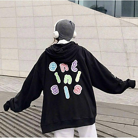 Áo Khoác Hoodie Zip Kéo Có Nón Che Nắng Chống Nhiệt ENTINIA Đa Năng Phong Cách Cá Tính Mới