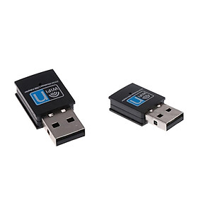2Pcs 300Mbps USB WiFi Adapter Wireless Lan Network Card Adapter Wifi Dongle