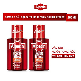 Combo 2 Dầu gội Caffeine Alpecin Double Effect 200ml