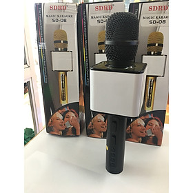 Mua Mix hát bluetooth kiêm loa nghe nhạc SD08 (Hàng chất lương)