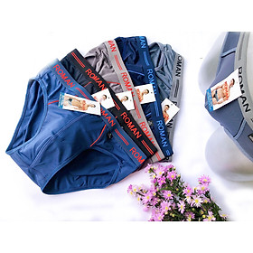 Combo 5 quần lót nam,sịp nam cao cấp(ROMAN,HEROMAN,TONNY) 5 màu,lưng thun 3cm-thun lạnh cực thoáng mát