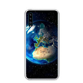 Ốp lưng dẻo cho điện thoại Samsung Galaxy A20S - 0246 EARTH - Hàng Chính Hãng