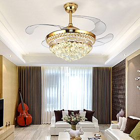 Đèn quạt NODAKA LED 3 chế độ ánh sáng cánh cụp xòe cao cấp