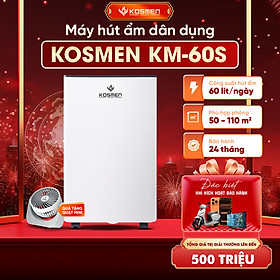 Mua Máy Hút Ẩm Kosmen KM-60S Công Suất 60 lít/ngày  Công Nghệ Ion Âm - Hàng Chính Hãng