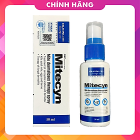 Thuốc xịt ve, trị ghẻ, nấm Alkin Mitecyn cho chó mèo