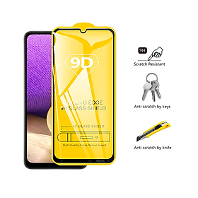 Mua Dán kính cường lực full 9D tràn màn hình dành cho SamSung Galaxy A22 4G phủ màu - hàng nhập khẩu
