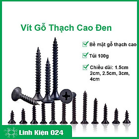 Vít gỗ đen vít thạch cao màu đen  chiều dài 1.5cm/2cm/2.5cm/3cm/4cm