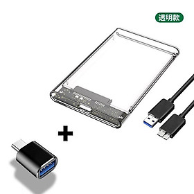 Hộp Đựng Ổ Cứng Ngoài Usb 3.0 8WTX 8.3cm Trong Suốt - Usb3.0