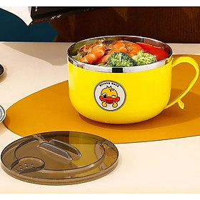 Mua Ca Ăn Mì Có Quai Lõi Inox 2 Lớp Tiện Lợi   Họa Tiết Dễ thương - Hàng Chính Hãng ( Họa Tiết Ngẫu Nhiên)