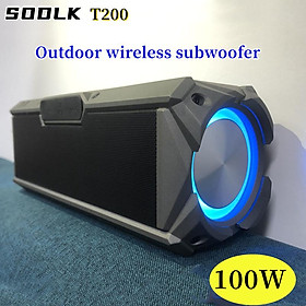 Loa Bluetooth 100W Cột Di Động Rạp Hát Tại Nhà 360 Stereo Loa Siêu Trầm Không Dây Soundbox Ngoài Trời Trung Tâm Âm Nhạc Âm Thanh Boombox Color: With lock