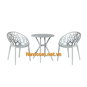 Mua Bộ bàn ghế sân vườn hiện đại ( nhựa đúc)