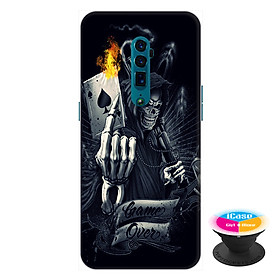 Ốp lưng điện thoại Oppo Reno 10X Zoom hình Xỳ Bích tặng kèm giá đỡ điện thoại iCase xinh xắn - Hàng chính hãng