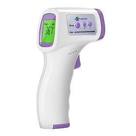 Infrared Forehead Thermometer, Accurate Digital Non-Contact Thermometer Temperature Gun with LCD Display for Infants and Adults