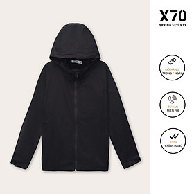 Áo Khoác Nam Kiểu Dáng Khoá Kéo Có Nón Thiết Kế Dây Rút Thời Trang X70 - 08680006