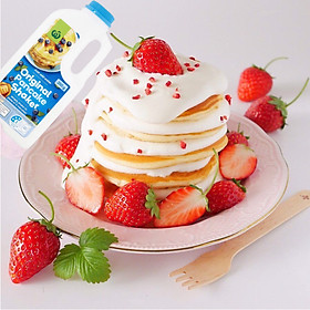 Bánh Đô Rê Mon Với Bột Pha Sẵn Woolworths Original Pancake Shaker 350g Xuất Xứ Úc - Tiện Lợi, Dễ Sử Dụng, Tiết Kiệm Thời Gian Cho Bánh Thơm Ngon, Xốp, Mềm
