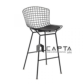 Mua Ghế quầy bar CB BERTOIA-2 Nội thất Capta Ghế chân kim loại chất sơn tĩnh điện nệm PVC