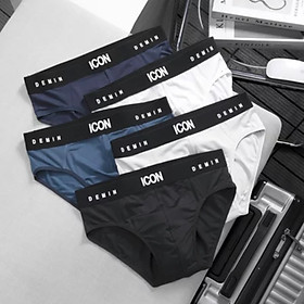 Combo quần lót nam, quần sịp nam chất thun lạnh kháng khuẩn co giãn 4 chiều phong cách nam tính - Ares Man - CB 5 TG Icon - XXL