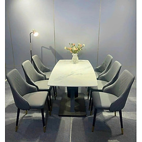 Mua Bộ bàn ăn mặt đá nhập khẩu sang trọng  hiện đại CTL01 Juno Sofa nhiều lựa chọn
