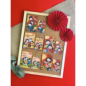 SET 10 POSTCARD TẾT VUI SÁNG TẠO TẾT SUM VÀY
