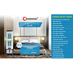Mua quat điều hòa hơi nước cc25 30 lít chính hãng