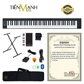 Mua Đàn Piano Điện Konix PJ88Z - Đàn  Chân  Bao  Nguồn - 88 Phím cảm ứng lực Midi Keyboard Controllers PJ88 Hàng Chính Hãng - Kèm Móng Gẩy DreamMaker