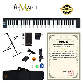 Đàn Piano Điện Konix PJ88Z - Đàn, Chân, Bao, Nguồn - 88 Phím cảm ứng lực Midi Keyboard Controllers PJ88 Hàng Chính Hãng - Kèm Móng Gẩy DreamMaker