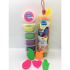 Combo 1 set lớn Bột nặn TAKACOL và 5 bộ khuôn chơi kèm