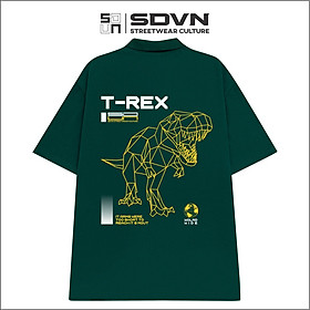 Áo Thun POLO Unisex Form Rộng - Brand Chính Hãng SDVN - T-REX