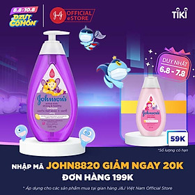 Dầu Gội Giúp Tóc Chắc Khỏe Cho Bé Gái Johnson’s Active Kids Strong & Healthy Shampoo 500ml