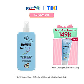 Xịt chống muỗi Rohto Mentholatum Remos Hương Lavender 150ml