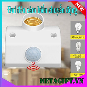 Mua Đui đèn cảm biến chuyển động  đuôi đèn cảm ứng hồng ngoại tự động phát sáng chuyển động thông minh E27