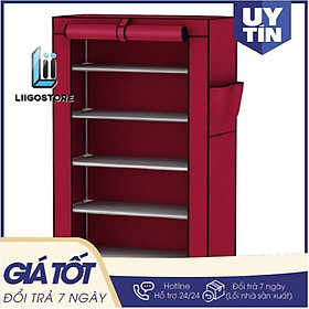 Tủ giày vải 7 tầng 6 ngăn Hàng Mới
