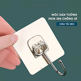 Mua Móc Dán Tường INOX 304 Chịu Lực 5kg  Móc Dán Chịu Lực Loại Tốt  Tiện Dụng Gia Đình Và Văn Phòng. TakyHome 2214