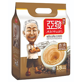 Cà phê trắng hòa tan 3 in 1 Ah Huat White Coffee Smooth - Truyền thống