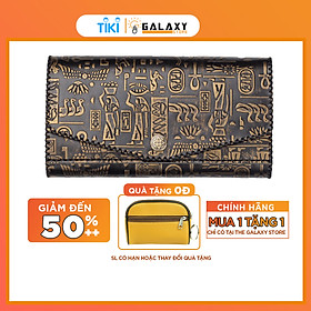 Ví Bóp Nữ Da Bò Thật Cầm Tay Clutch Handmade Cao Cấp Galaxy Store GVNUA04 - Hàng Chính Hãng (20x10 cm)