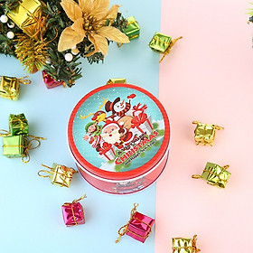 Quà lưu niệm Hộp quà sắt noel giáng sinh (Mẫu Ngẫu nhiên)
