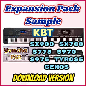 Bộ Sample KBT Dành Cho Các Dòng Đàn Yamaha PSR-SX9 SX7 S775 S970 S975 Tyros 5 Genos - Download Version