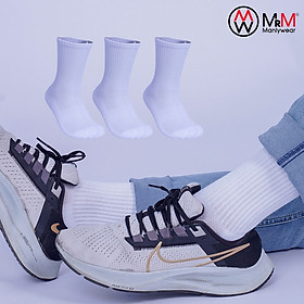Tất vớ cổ cao nam nữ MRM Manlywear chất liệu cotton cao cấp, êm mềm đi mát, thiết kế thoáng khí, chống hôi chân
