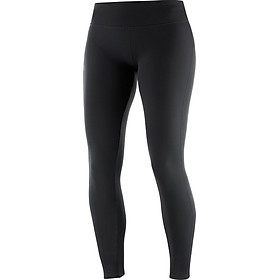 QUẦN GIỮ ẤM THỂ THAO HIỆU SALOMON NỮ COMET WARM TIGHT W BLACK - LC1154200