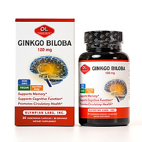 Viên Uống Bổ Não Olympian Labs Ginkgo Biloba 120 mg Tăng Trí Nhớ Hiệu Quả