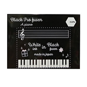 Giấy Note Đen - Motto Iro Fusen 75x100mm IRBF75-PI