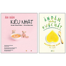 [Download Sách] Combo 2 Cuốn Ăn Dặm Kiểu Nhật Và Ăn Dặm Không Nước Mắt - tặng kèm móc khóa 4Tech