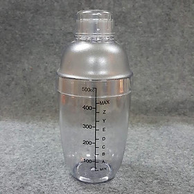 Mua Bình lắc nhựa pha chế có vạch 500ml
