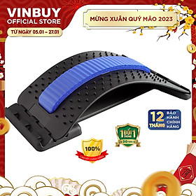 Khung Nắn Chỉnh Cột Sống, Khung Định Hình Cột Sống, Dụng Cụ Hỗ Trợ Thoát Vị Đĩa Đệm, Đau Mỏi Lưng, Đau Vai Gáy - Chính Hãng VinBuy - đen