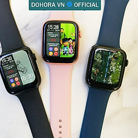 Mua (Cao cấp) Đồng Hồ Thông Minh Nam Nữ DOHORA VN Hiwatch 6 Plus Cảm Ứng Smart Watch Cao Cấp Màn Hình Tràn Viền Thay Được Ảnh Nền Báo Cuộc Gọi Và Tin Nhắn Kết Nối Bluetooth Chống Nước DSDH96 - Hàng Nhập Khẩu