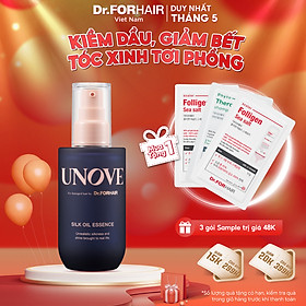 Tinh dầu dưỡng tóc làm mượt phục hồi tóc khô xơ chẻ ngọn Dr.FORHAIR Unove Silk Oil Essence 70ml