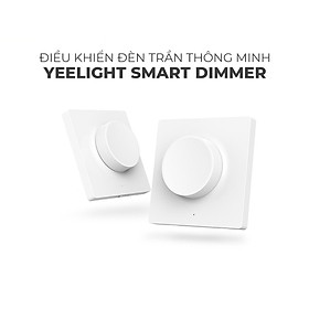 Công tắc thông minh Yeelight Smart Dimmer Switch dùng cho đèn ốp trần - Hàng Chính Hãng