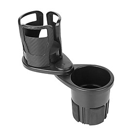 2 in 1 Car Cup Holder Expander Large Durable Universal Fit Most Vehicles Style A